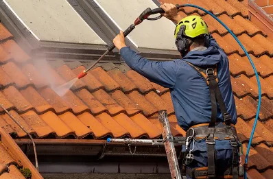 Démoussage et hydrofuge de toiture à Alvimare